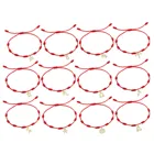 Подвеска созвездия с кристаллом из фианита класса ААА и настоящего золота, браслет с 7 узелками на удачу, Женские Ювелирные изделия в подарок