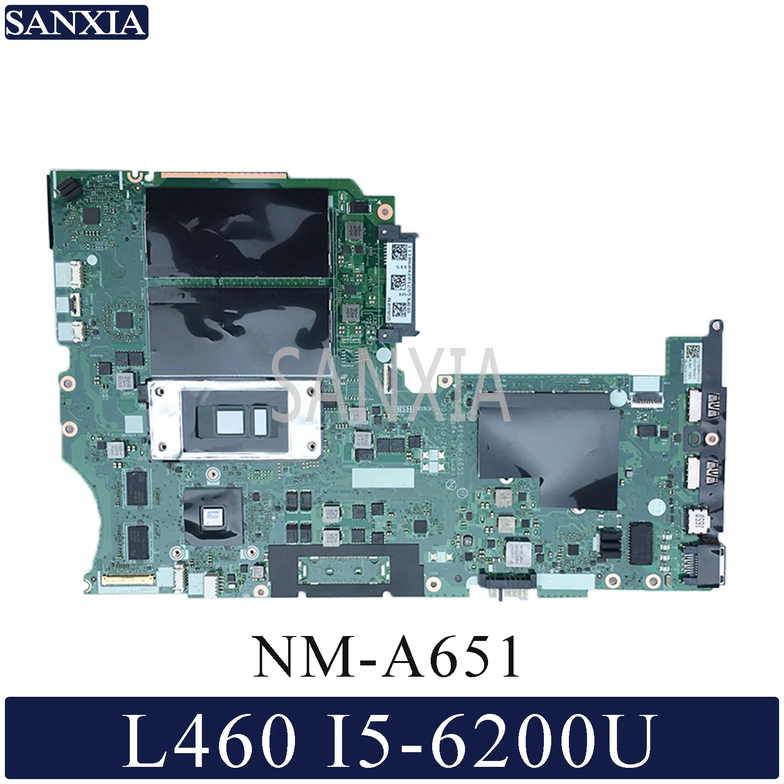 

KEFU NM-A651 Laptop motherboard for Lenovo ThinkPad L460 original mainboard I5-6200U with AMD video card