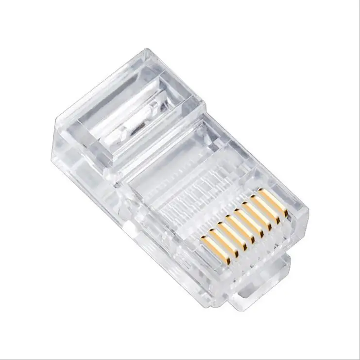 

50Pcs CAT6 Plug EZ RJ45 Network Cable Modular Pass Through Connector Plugs 8P8C Connector Plugs