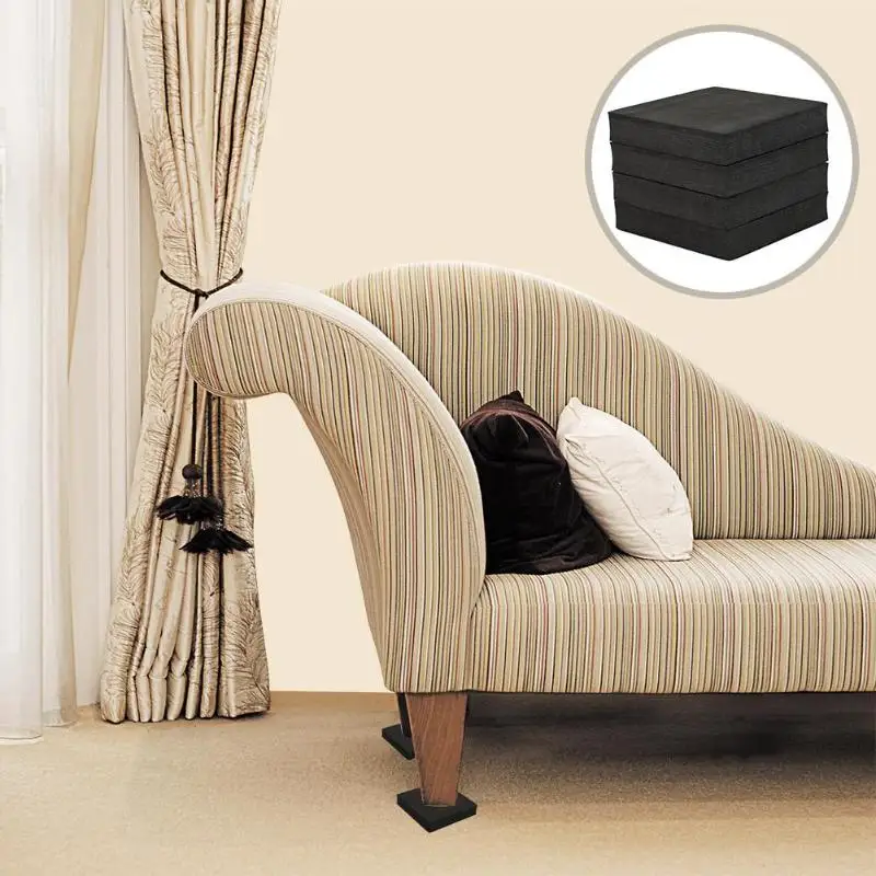 4 шт. квадратная стиральная машина Антивибрационная подушка для холодильника