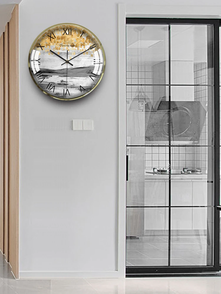 Роскошные современные настенные часы в скандинавском стиле Clcok абстрактные