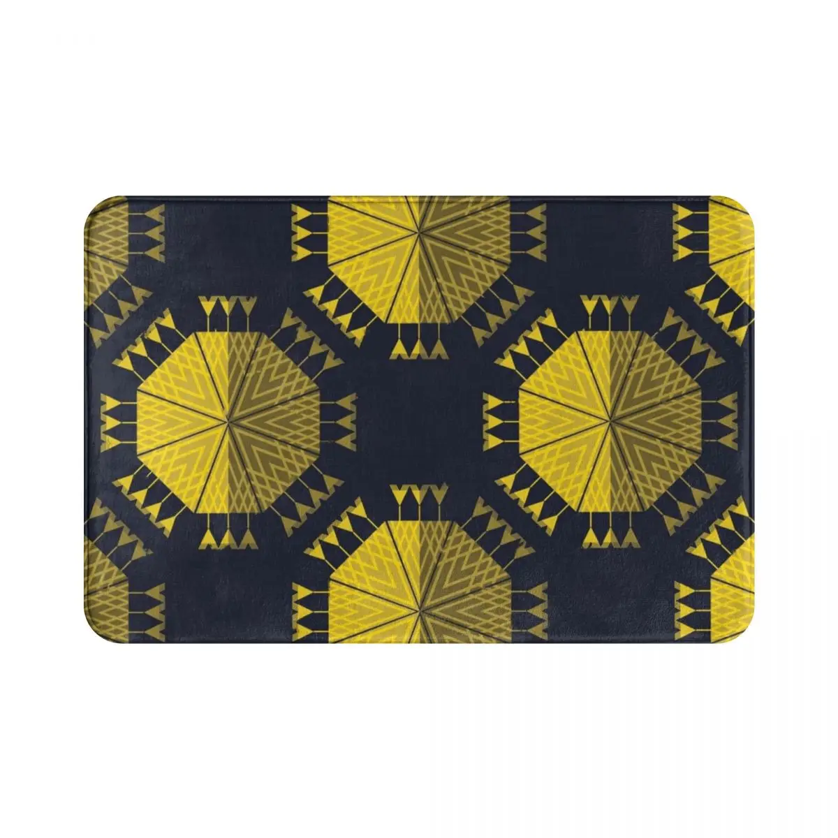 

Tribal Ethnic Patterns Polyester Doormat Rug carpet Mat Footpad Non-slip Water oil proof Entrance Kitchen Bedroom balcony toilet