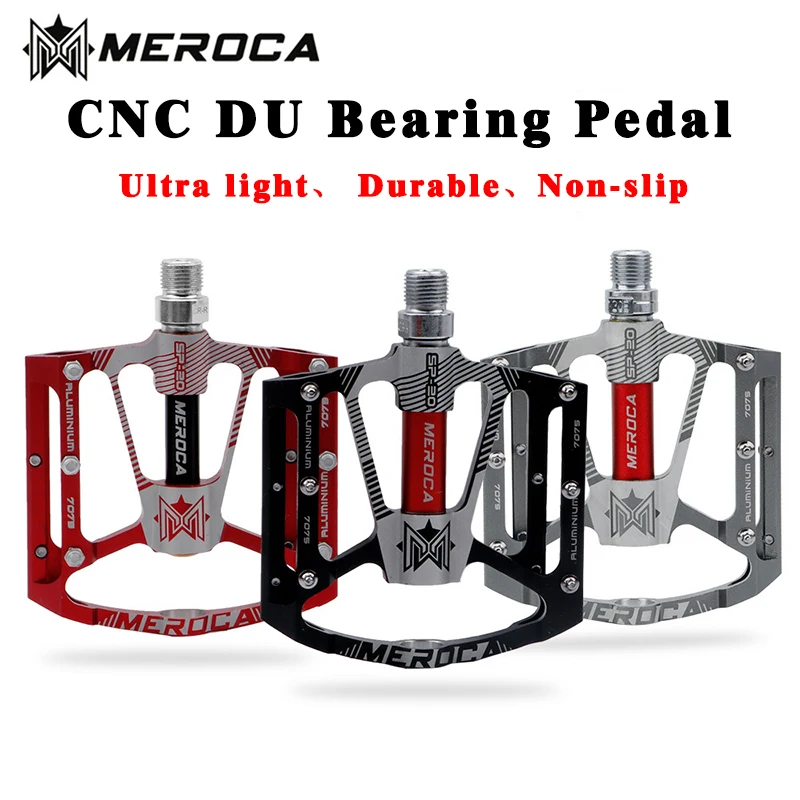 

Flat Bike Pedals MTB DU Sealed Bearings Mountain Road Bicycle Pedal Wide Platform Pedales Bicicleta Accessories Part