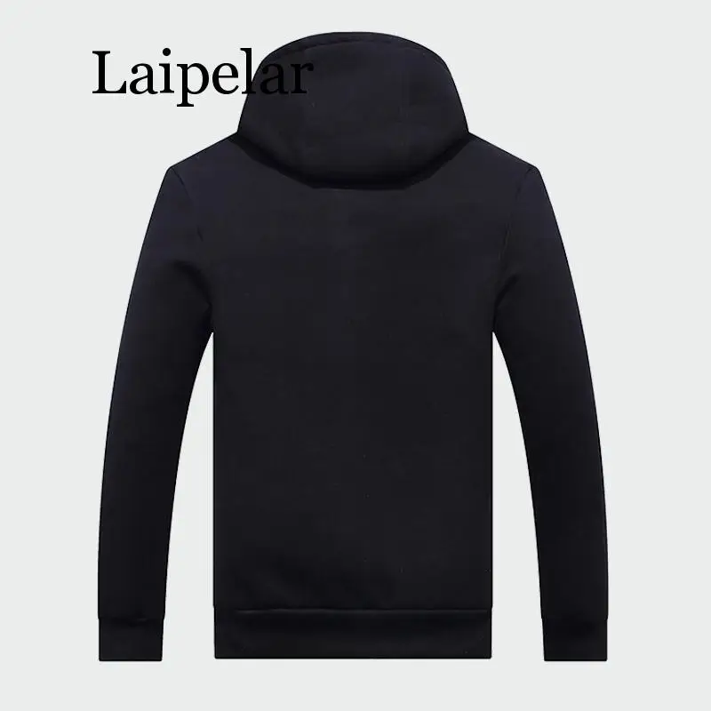 

Laipelar Winter Men's Jackets Fleece Hooded Coats Warm Tracksuit Soft Men Hoodies Thick Velvet Sweatshirt Mens Brand Clothing
