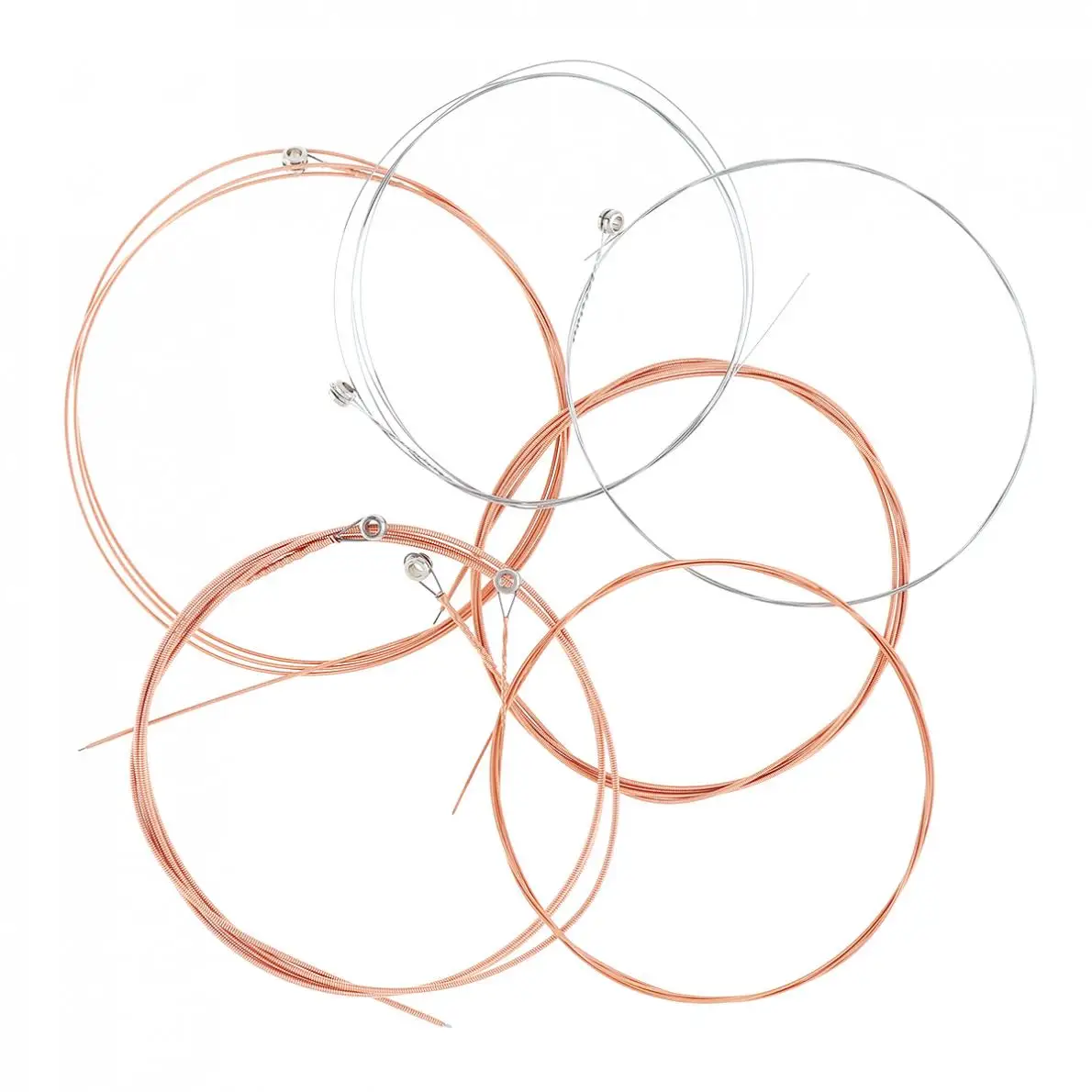 6 шт./компл. акустическая струна для гитары 010-047 дюймов стальное ядро фосфора