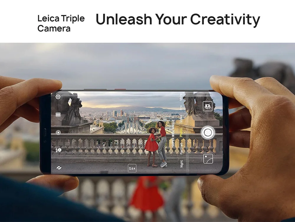 HUAWEI mate 20 Pro, мобильный телефон, полный экран, водонепроницаемый, IP68, 40 МП, 4 камеры, Kirin980, быстрое зарядное устройство, 10 в/4 а, 8 Гб ram, 256 ГБ rom