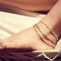 new vintage anklet set fashion anklets for women multilayers adjustable anklet 2021 bracelet on leg foot beach jewelry