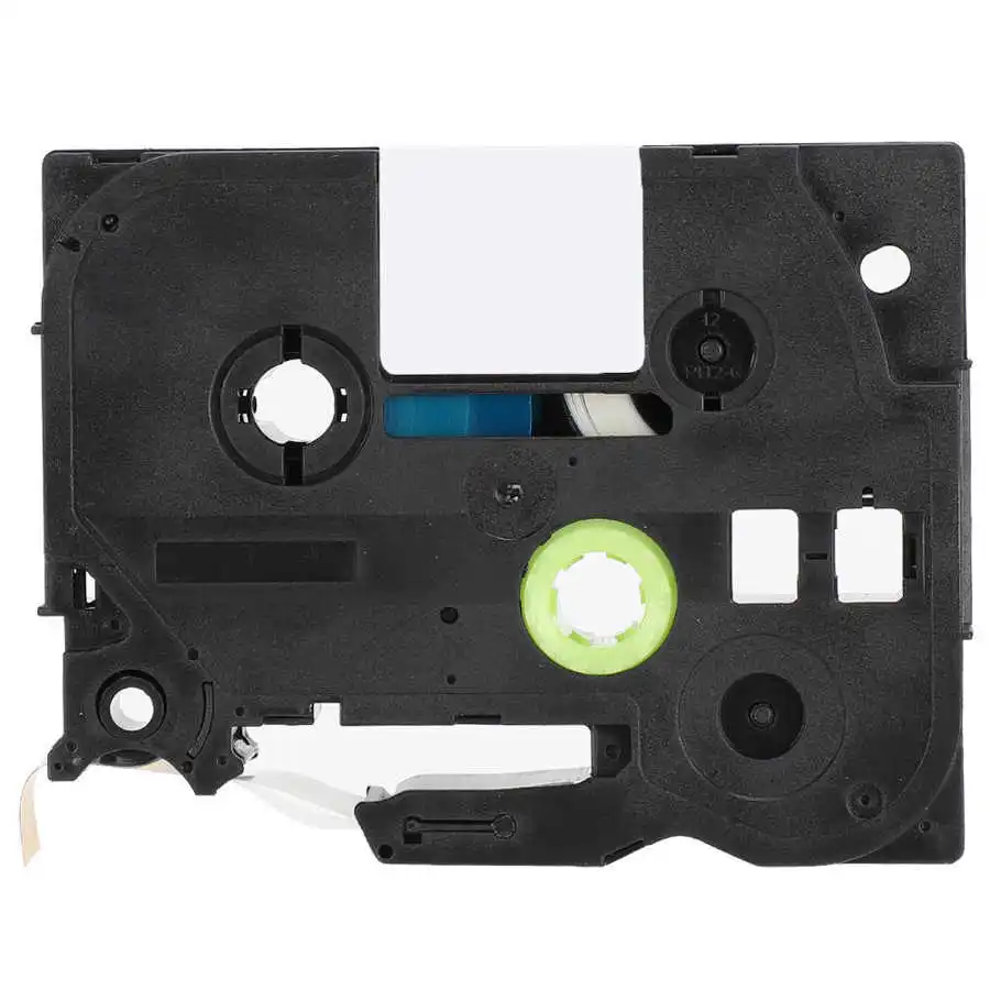 Лента для печати этикеток Brother совместимая с TZe этикеткой матовая белая на