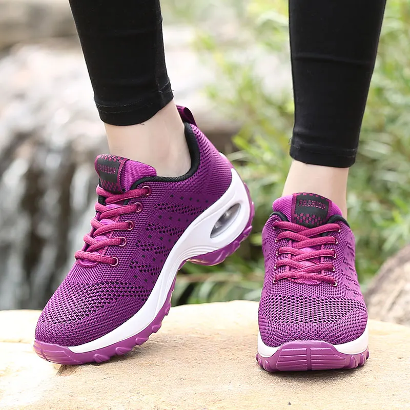 

2021 Platform Ladies Sneakers Breathable Women Casual Shoes Woman Fashion Increasing Femmes Chaussures Mujer Pisos running shoes