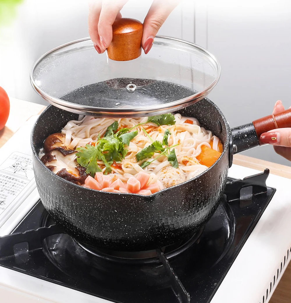 Кастрюля для молока антипригарная кухонная кастрюля супа из нержавеющей стали