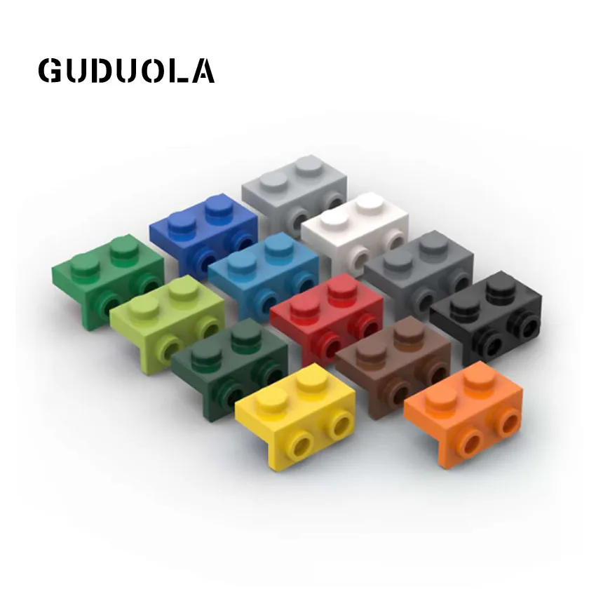 

Guduola Building Block Bracket 1x2 - 1x2 (99781) Small Particle MOC Build Assembly Blocks Toys 70pcs/LOT