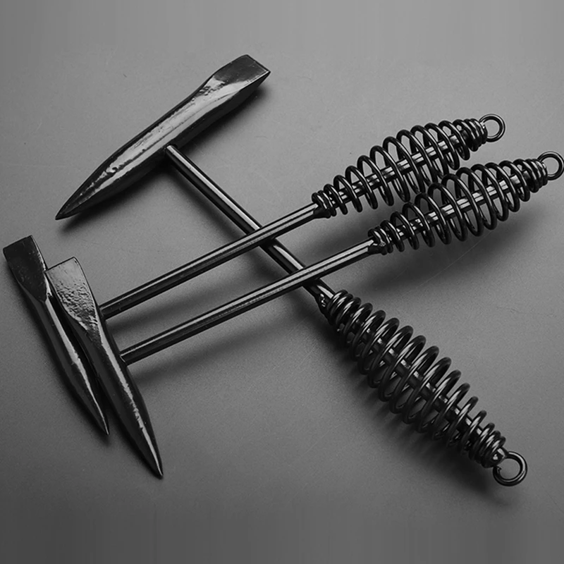 

Tools For The Car Accessories Carbon Steel Derusting Welding Slag Hammer Derusting 16cm Spring Handle Welder Hammer Auto Repair