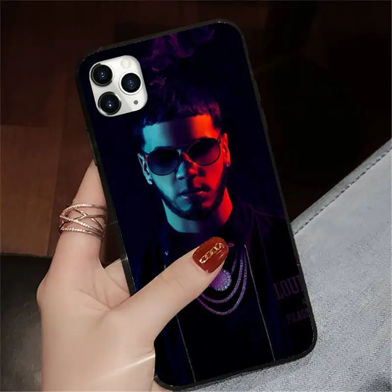 

Anuel AA high quality fashion painting Phone Case for iPhone 11 12 pro XS MAX 8 7 6 6S Plus X 5S SE 2020 XR