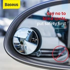 Зеркало заднего вида Baseus 2 шт., универсальное зеркало с полным видением и широким углом обзора 360 градусов, водонепроницаемое Автомобильное Зеркало для слепых зон