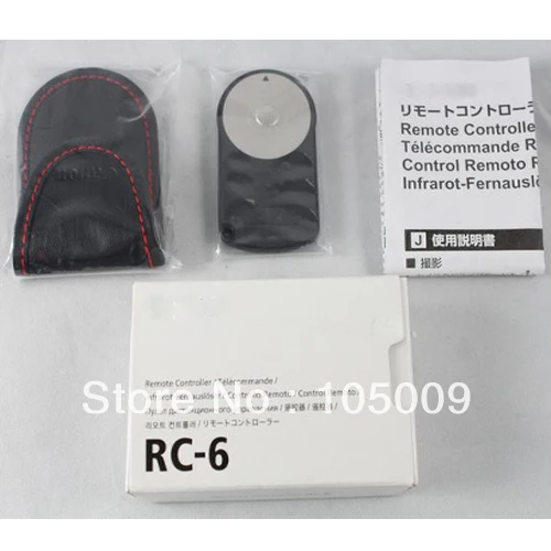 RC6 RC 6 ИК беспроводной пульт дистанционного управления затвором для камеры canon 5DII