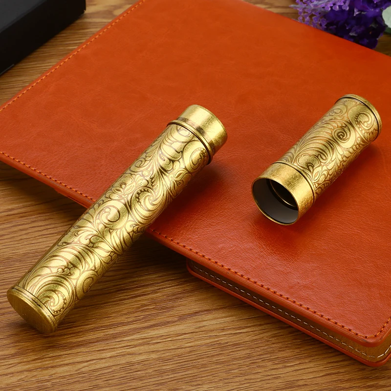 Портативный из нержавеющей стали сигары трубки Humidor путешествия открытый