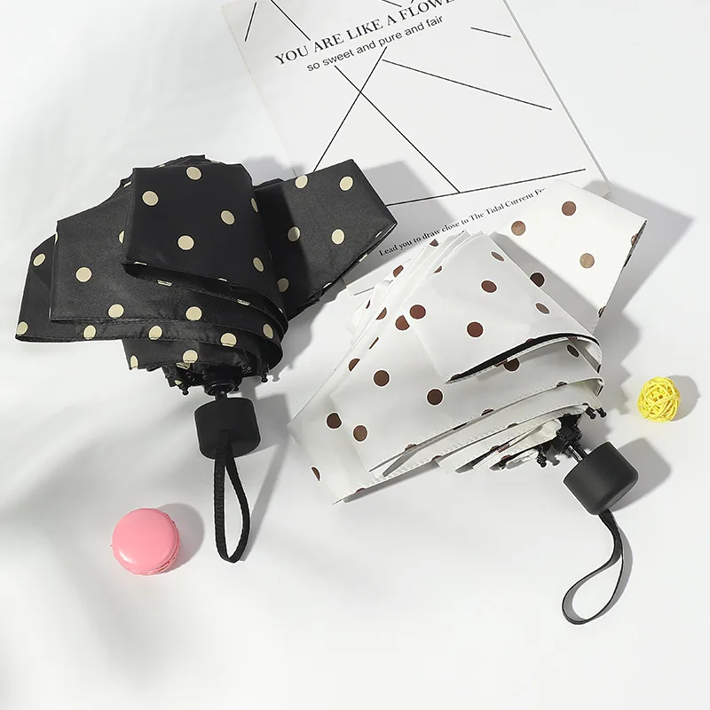 Мини Складной Карманный Зонт небольшие сверхлегкие зонтики пять раз