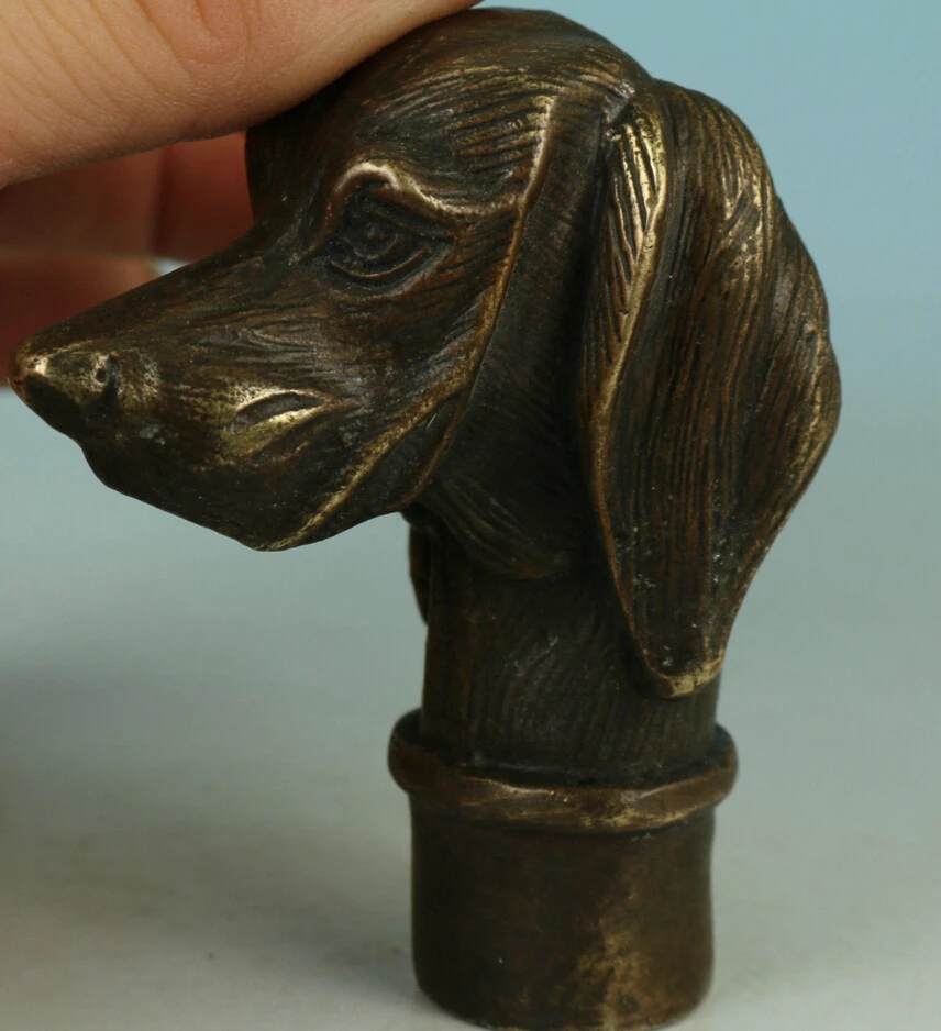 527 ++++++ острые китайские старые бронзовые статуи для собак ручной работы