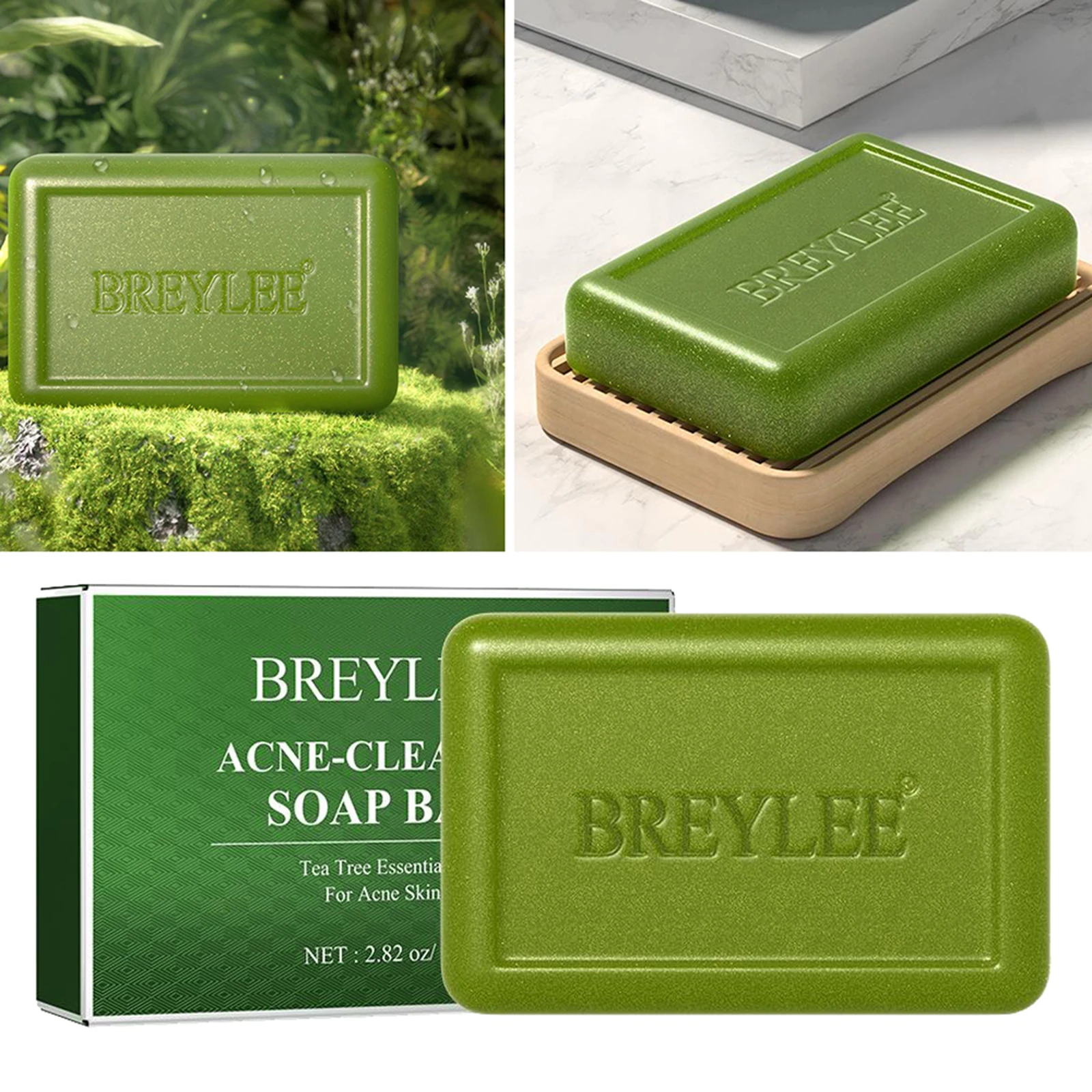 BREYLEE 80 г кускового мыла обработки удаления Управление мыло глубокое