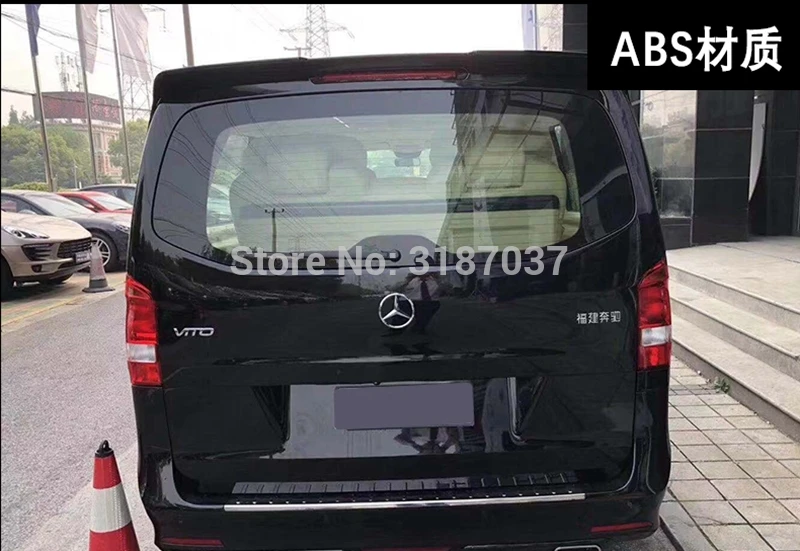 Для benz vito V CLASS2016 2018 праймер пластиковый Неокрашенный задний спойлер на крыло