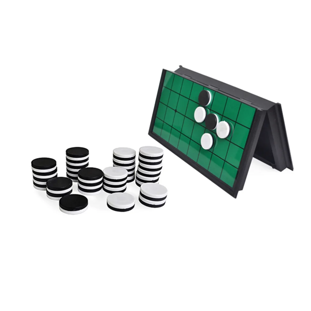 

Foldable Reversi Funny Magnetic Reversal Chess Black White Gobang Folding Reversi