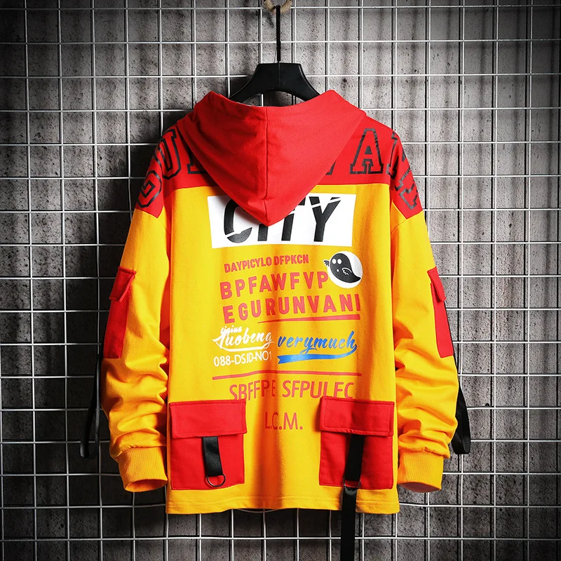 Мужские толстовки с капюшоном 2020 Демисезонный мужской свитер в стиле хип хоп