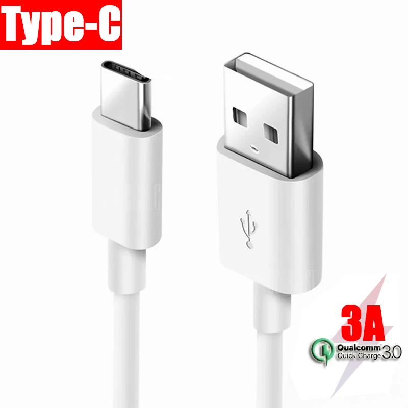 USB-кабель Type-C usb-кабель C лента зарядный провод Tipo быстрое зарядное устройство