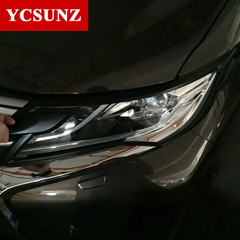 2016 2019 аксессуары для Mitsubishi Pajero Крышка фар декоративная отделка Montero Спортивные