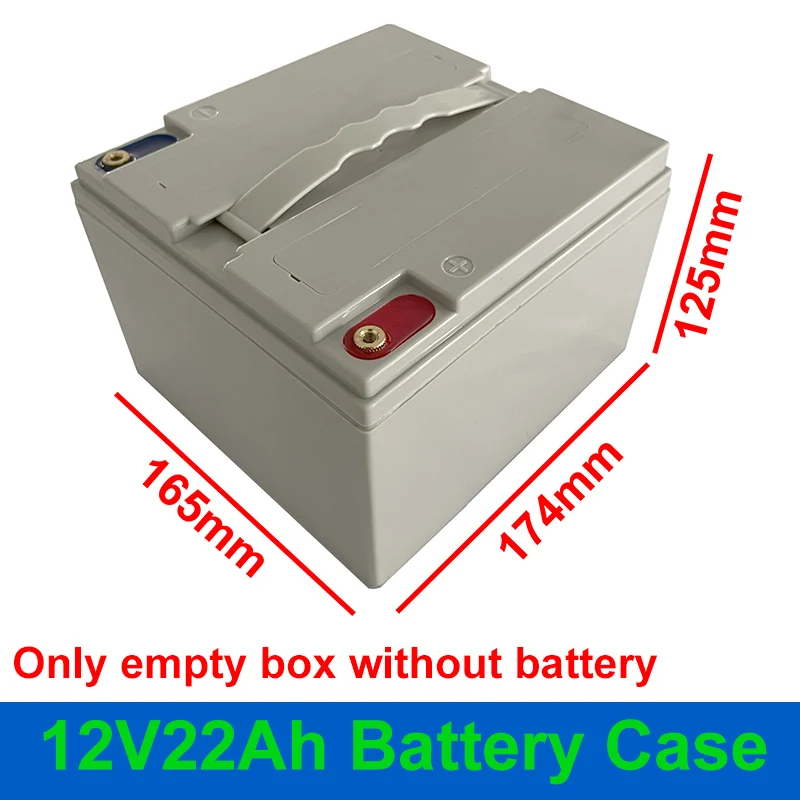 12V2 2 Ач сменный свинцово-кислотный аккумулятор для 12 В 8 22 30 LiFePO4 18650 26650 32700 коробка