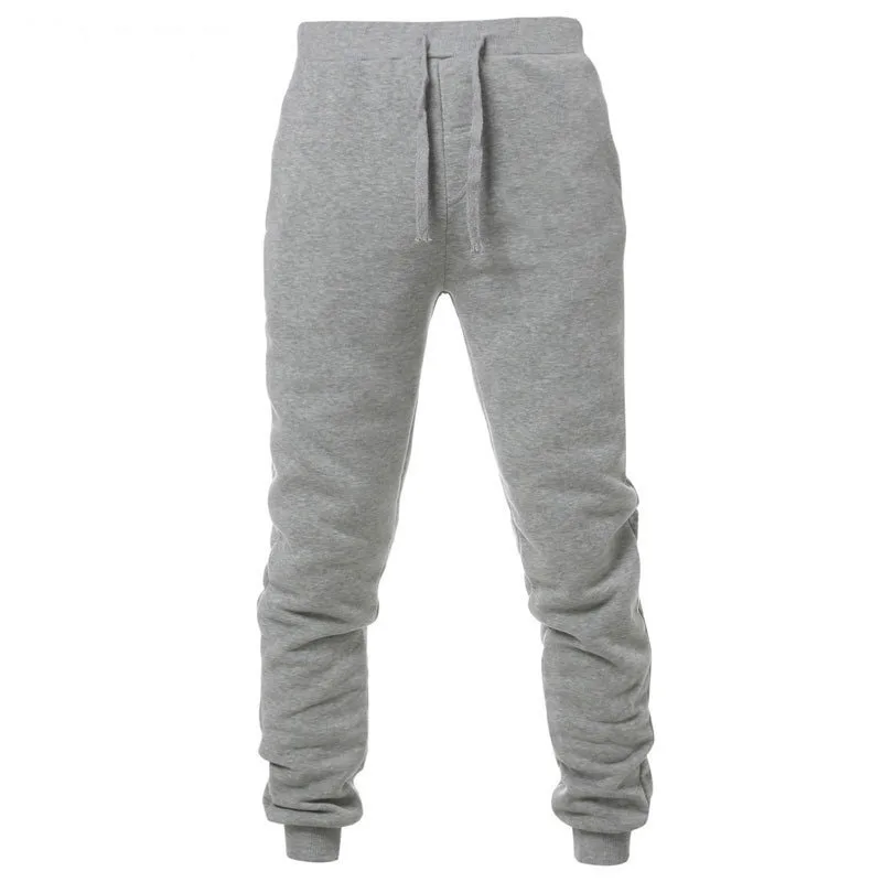 

New Running Jogging Pants Men Cotton Soft Bodybuilding Joggers Sweatpants Long Trousers Sport Training Pants
