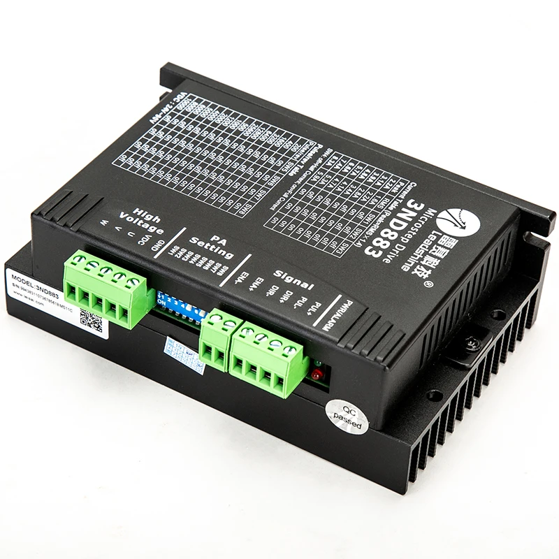 Leadshine трехфазный классический аналоговый шаговый двигатель привод 3ND883 DC18-80V 2 1-8.3A