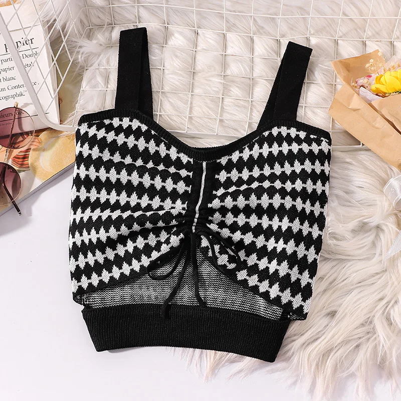 JANZHISAN Женская трикотажная юбка с рюшами спереди со шнуровкой вырезами