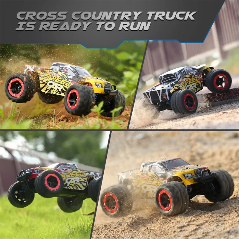 DEERC 1:18 RC Cars 40+KM/H High Speed Remote Control Car 4WD 2.4G Off Road Monster Truck All Terrains Toy Trucks Boys Kids Gift enlarge