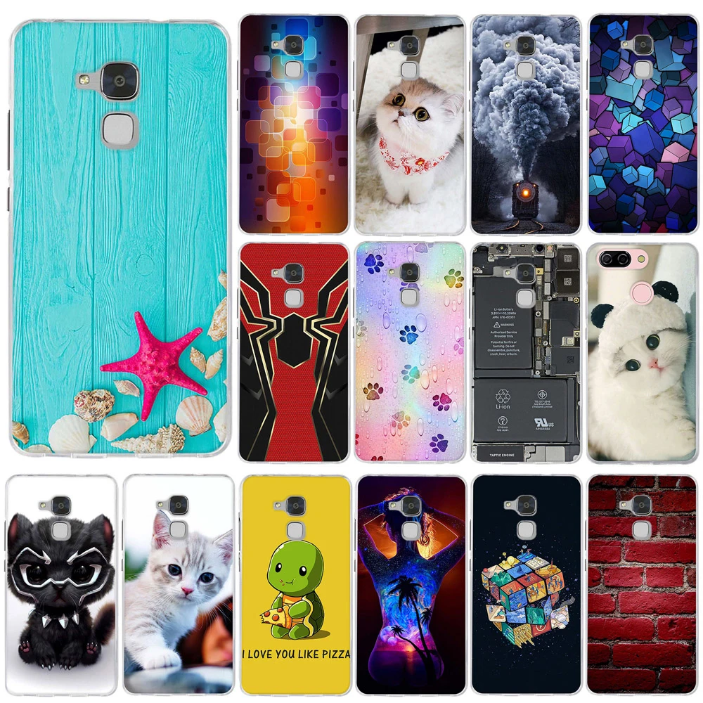 Чехол для Huawei Honor 5c чехол телефона 7 Lite Силиконовая защита бампер 5 2 дюйма тонкий