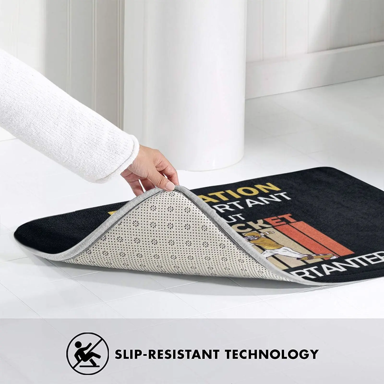 Важна но важна для крикета подарок любителей мягкий нескользящий коврик подушка