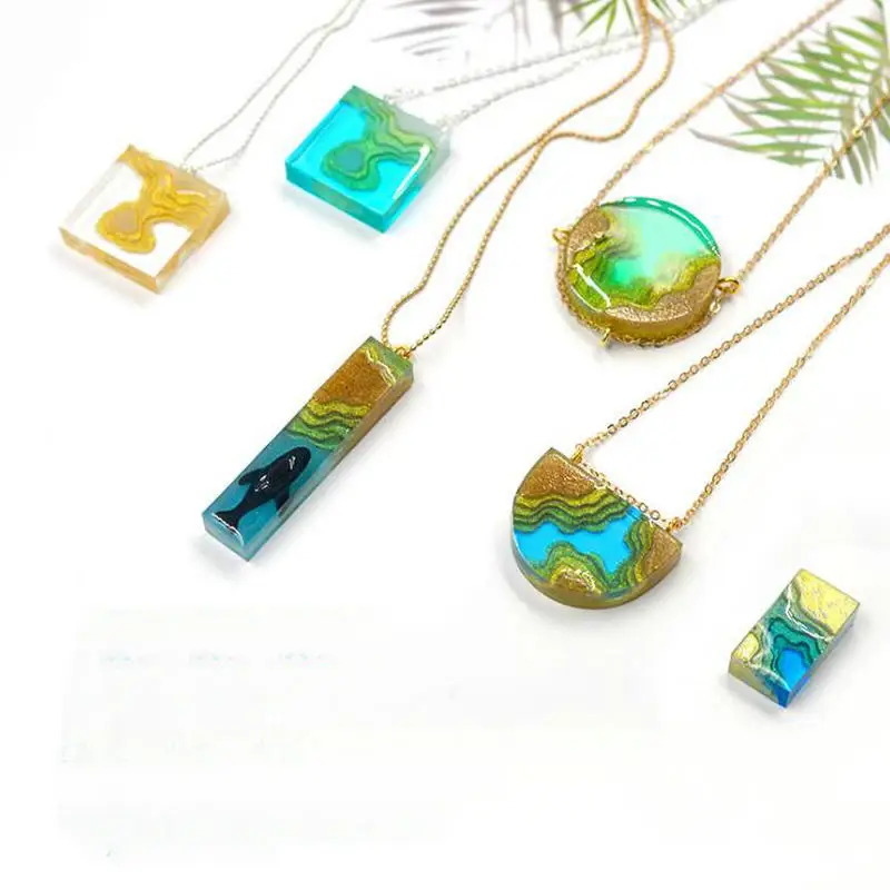 

Mini Epoxy Resin Island Decor Silicone Molds DIY Jewelry Fillings Pendant Accessory Charms Cabochons Handmade Making Tools Craft