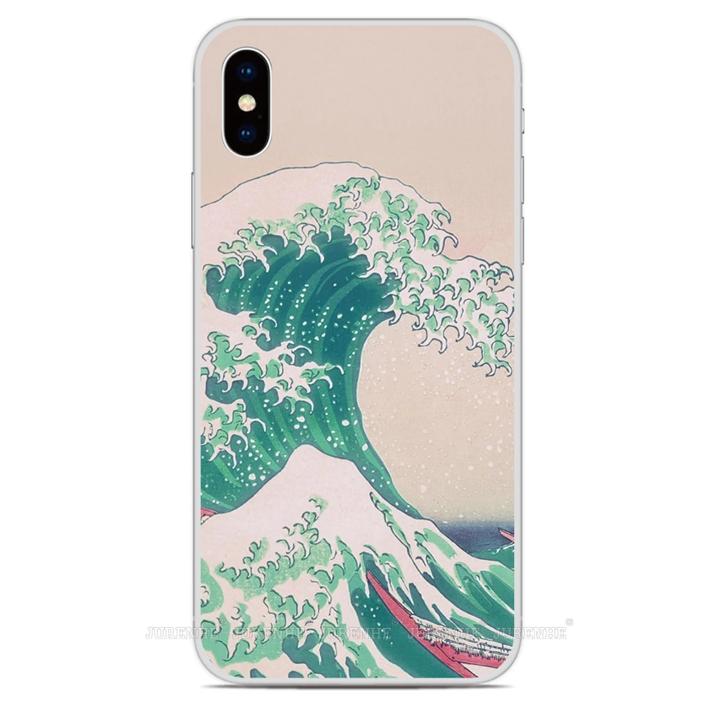 Чехол из силикона и ТПУ для волна канагава чехол Wiko вид 4 2 Go XL U Feel Lite книжка Lenny 5