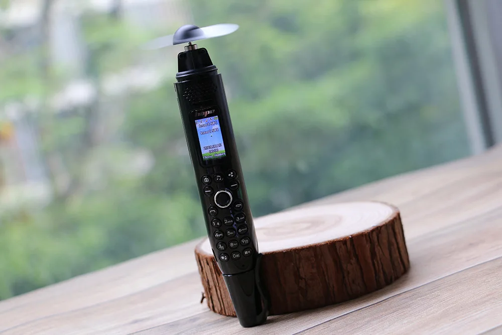 Креативная Мини карманная гелевая ручка микро Bluetooth Набор двойной карты длительное время ожидания с небольшим вентилятором Многофункциональный Аварийный стилус