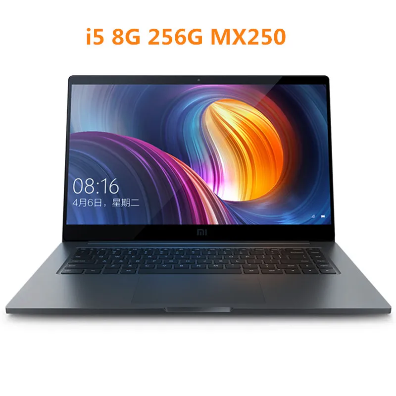 i5 Xiaomi Mi Pro ноутбук 15,6 дюймов Windows 10 Intel Core i7-8550u четырехъядерный 1,8 ГГц 16 Гб 256 ГБ Домашняя версия ноутбук с подсветкой - Цвет: i5