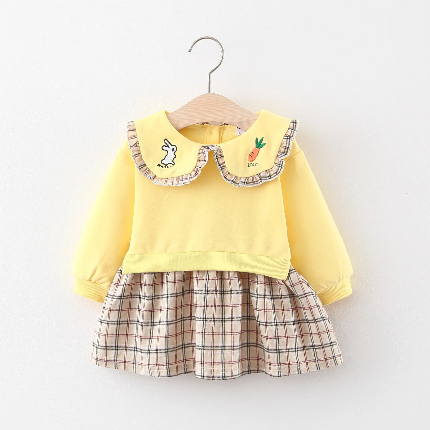 

Детское демисезонное платье с длинным рукавом, на возраст 1-3 года