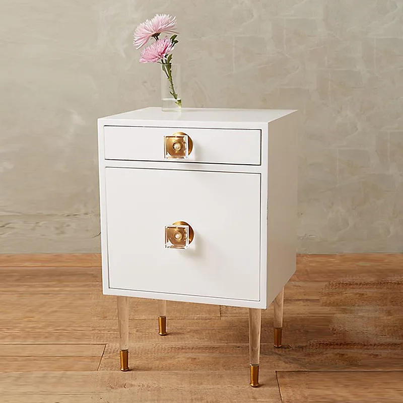 

Louis Fashion Bedside Cabi Simple Modern Mini Personalized Creative, Fashionable Pink Sideboard,