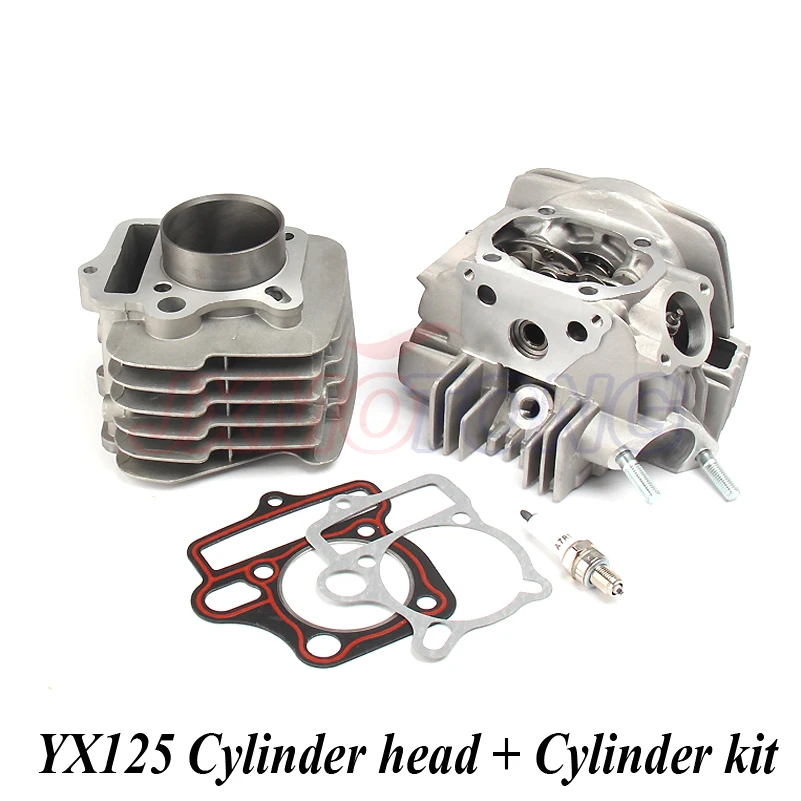 Complete Engine Cylinder Barrel Head Cylinder Piston Kit for YX125 125CC