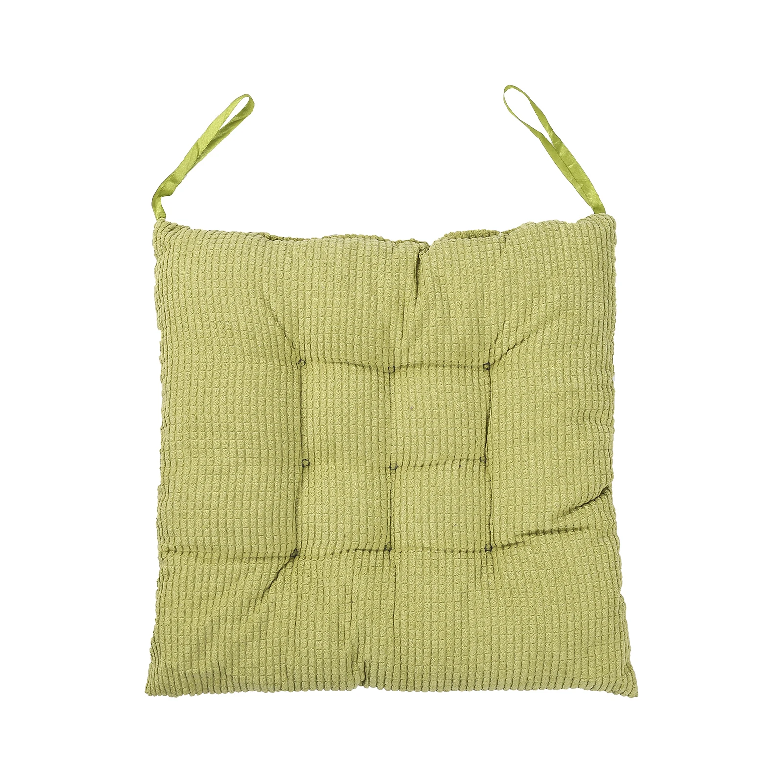 Квадратная подушка для сиденья мягкие эластичные накладки на стул с завязками