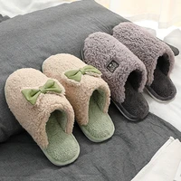 2020 warm men shoes winter men cotton home slippers indoor bedroom floor shoes furry male unisex household couple plush slippers
