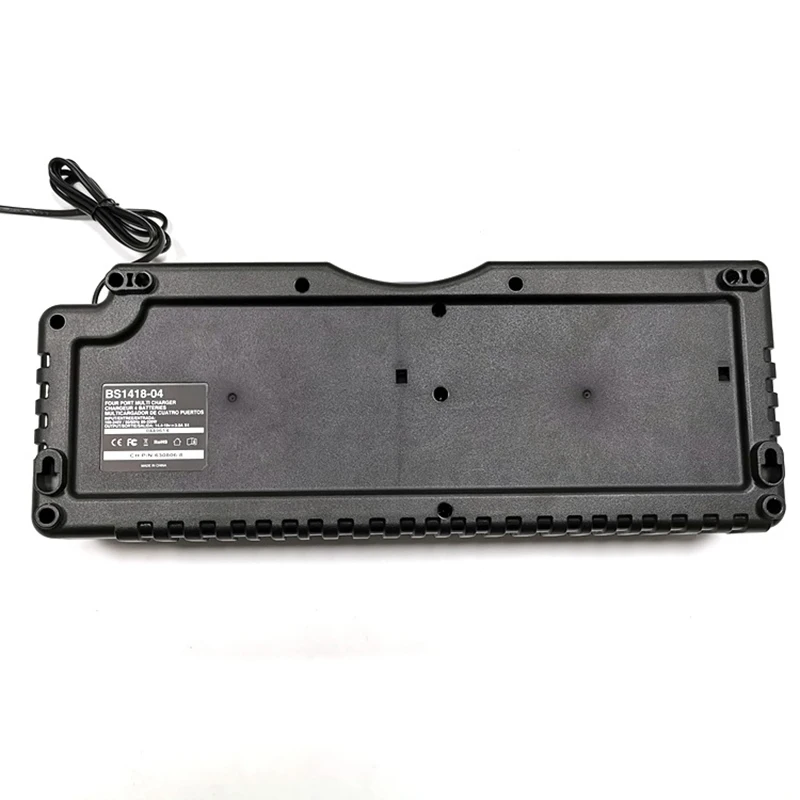 GTF 4 розетки литий-ионная батарея зарядное устройство BS1418-04 3A Max для BOSCH 14 V 18V BAT609