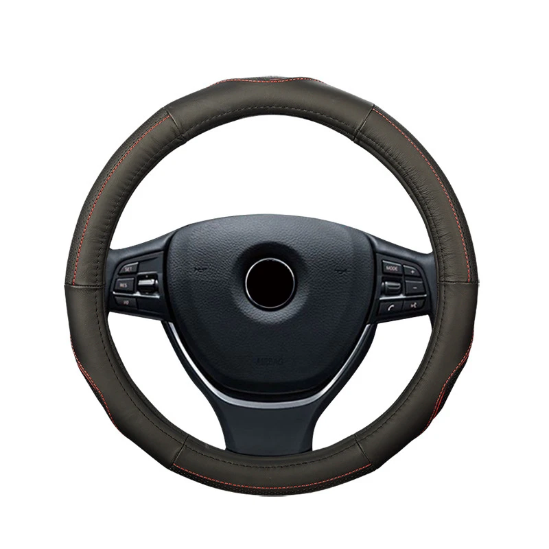 Чехлы рулевого колеса автомобиля из натуральной кожи 38 см/15 ''анти поймать