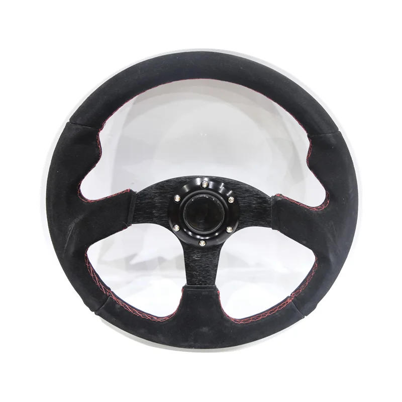 Плоское гоночное рулевое колесо Spsld для дрифта 14 дюймов 350 мм из замши и кожи |