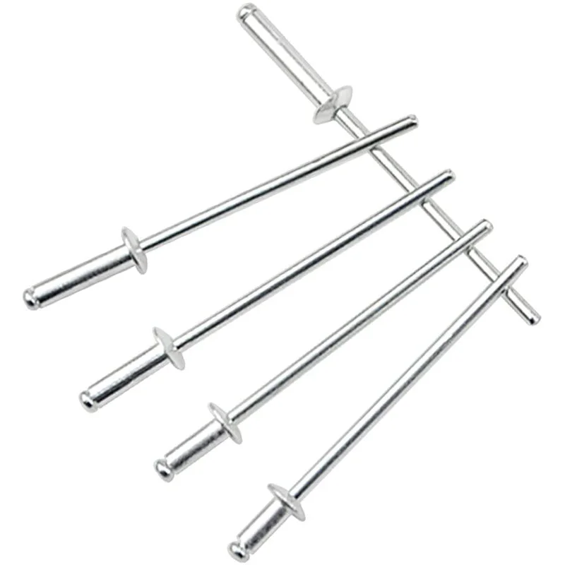 5 видов M2.4 алюминиевые заклепки круглые e-образные супер крепежные с открытым