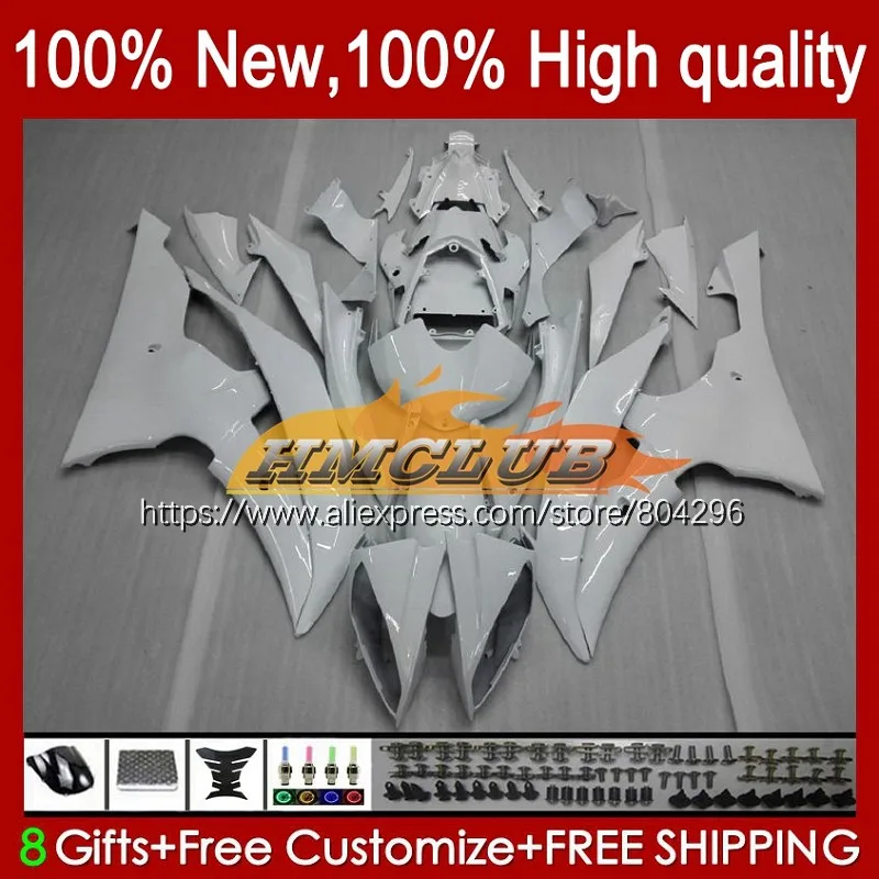 

Корпус для YAMAHA YZF600 YZF-R6 YZFR6 08 09 10 11 16 60No.5 YZF 600 R 6 YZF R6 2012 2013 глянцевый белый 2014 2015 2016 обтекатель