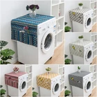 Геометрический холодильник верхняя крышка хлопок стиральная машина с большим объёмом загрузки пылезащитные заглушки с сумкой для хранения пыле микроволновая печь капюшон